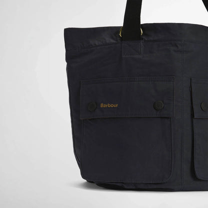 Barbour Transport Carry All Tote Bag Navy