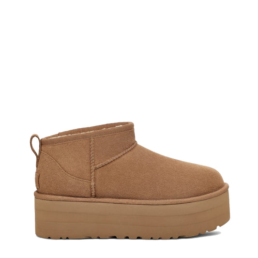 UGG Womens Classic Ultra Mini Platform Boot Chestnut - The Sporting Lodge
