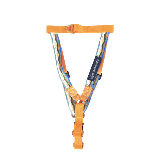 United by Blue Woven Dog Harness Marigold / Fresh Air