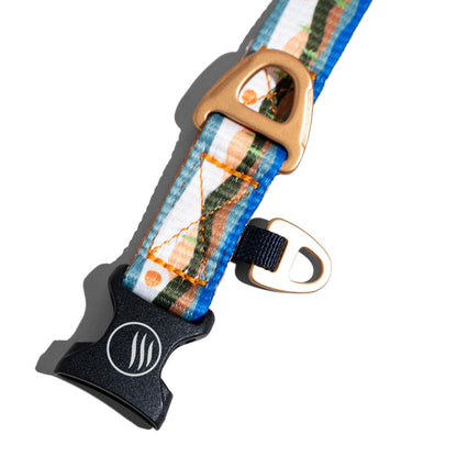 United by Blue Woven Dog Collar Marigold / Fresh Air