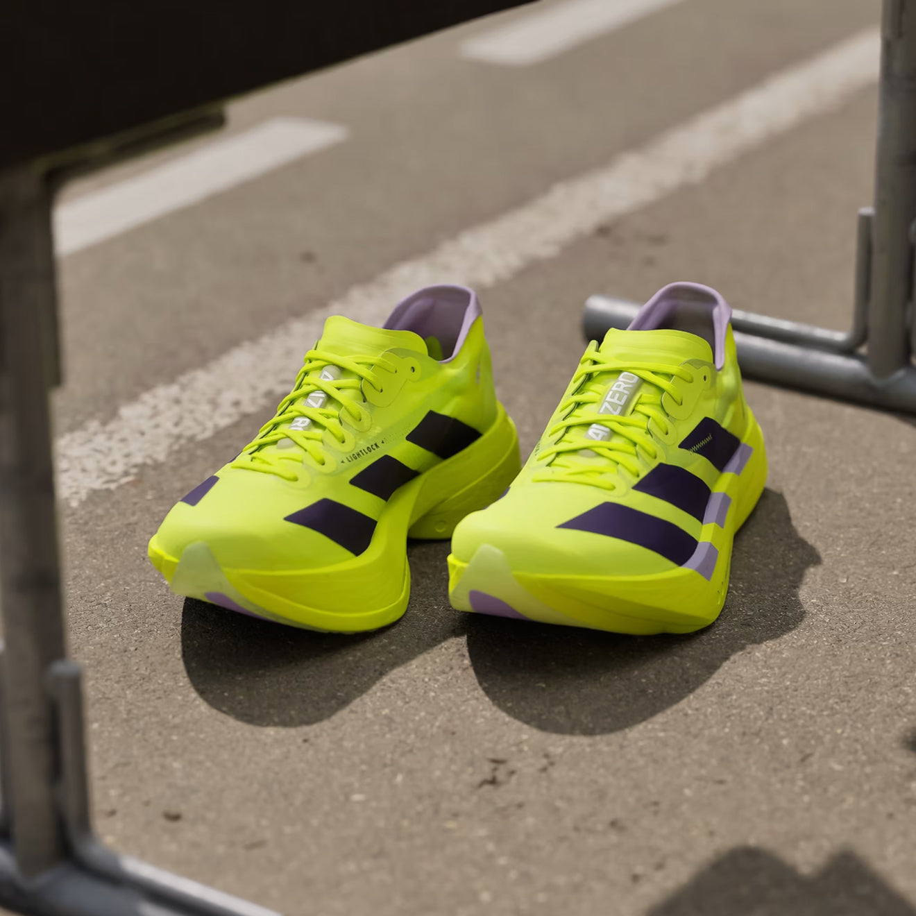 Adidas Adizero Adios Pro 4 Trainer Solar Yellow / Aurora Plum / Powder Plum