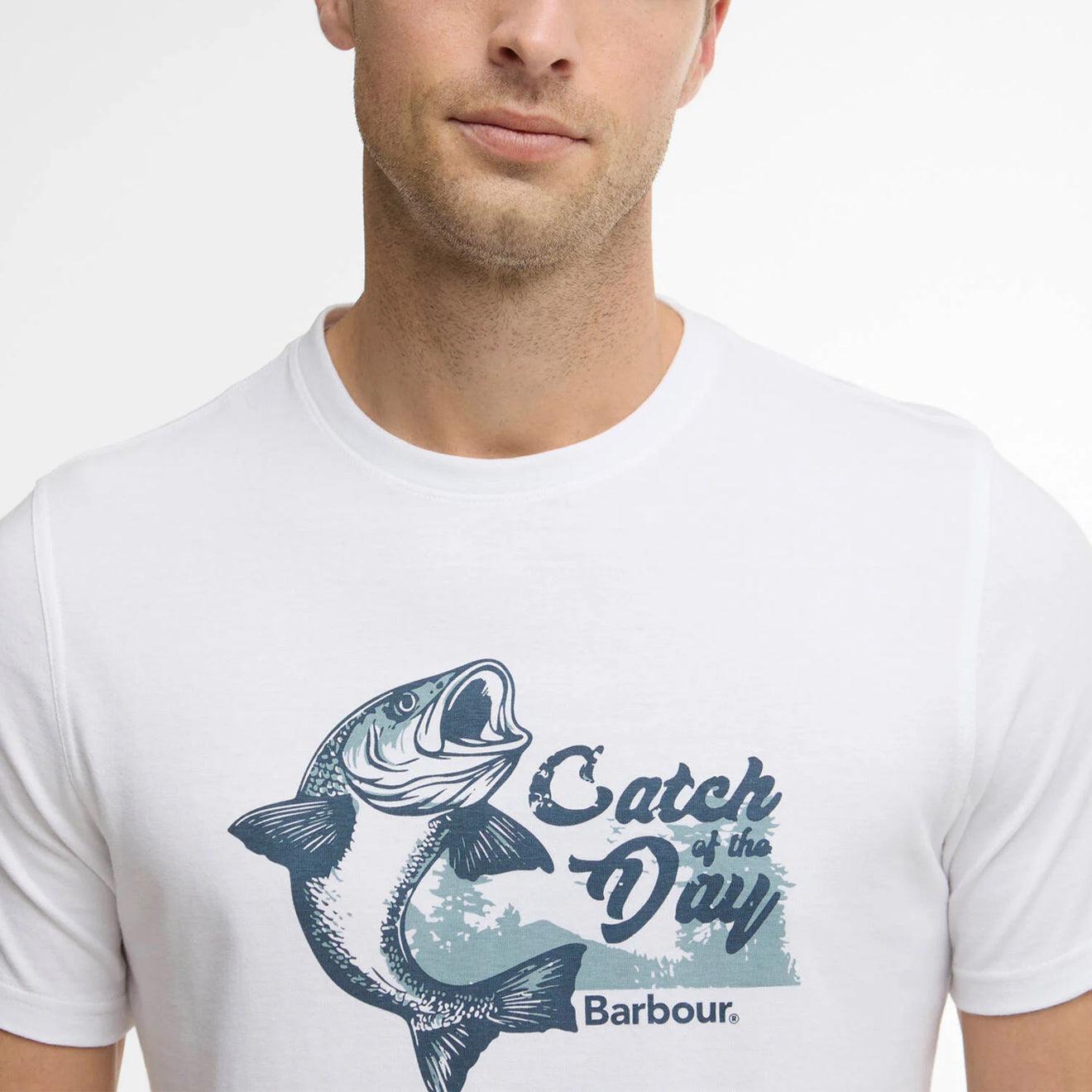 Barbour Fairlight Graphic T-Shirt White