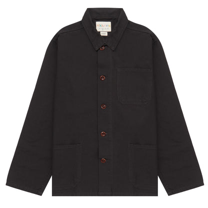 Uskees 3001 Buttoned Overshirt Charcoal