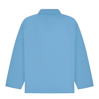Uskees 3001 Buttoned Overshirt Powder Blue