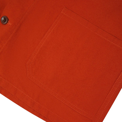 Uskees 3001 Buttoned Overshirt Rust
