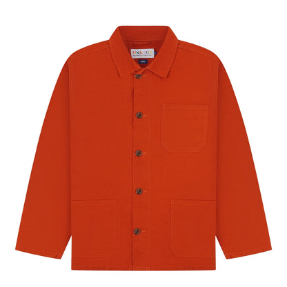 Uskees 3001 Buttoned Overshirt Rust