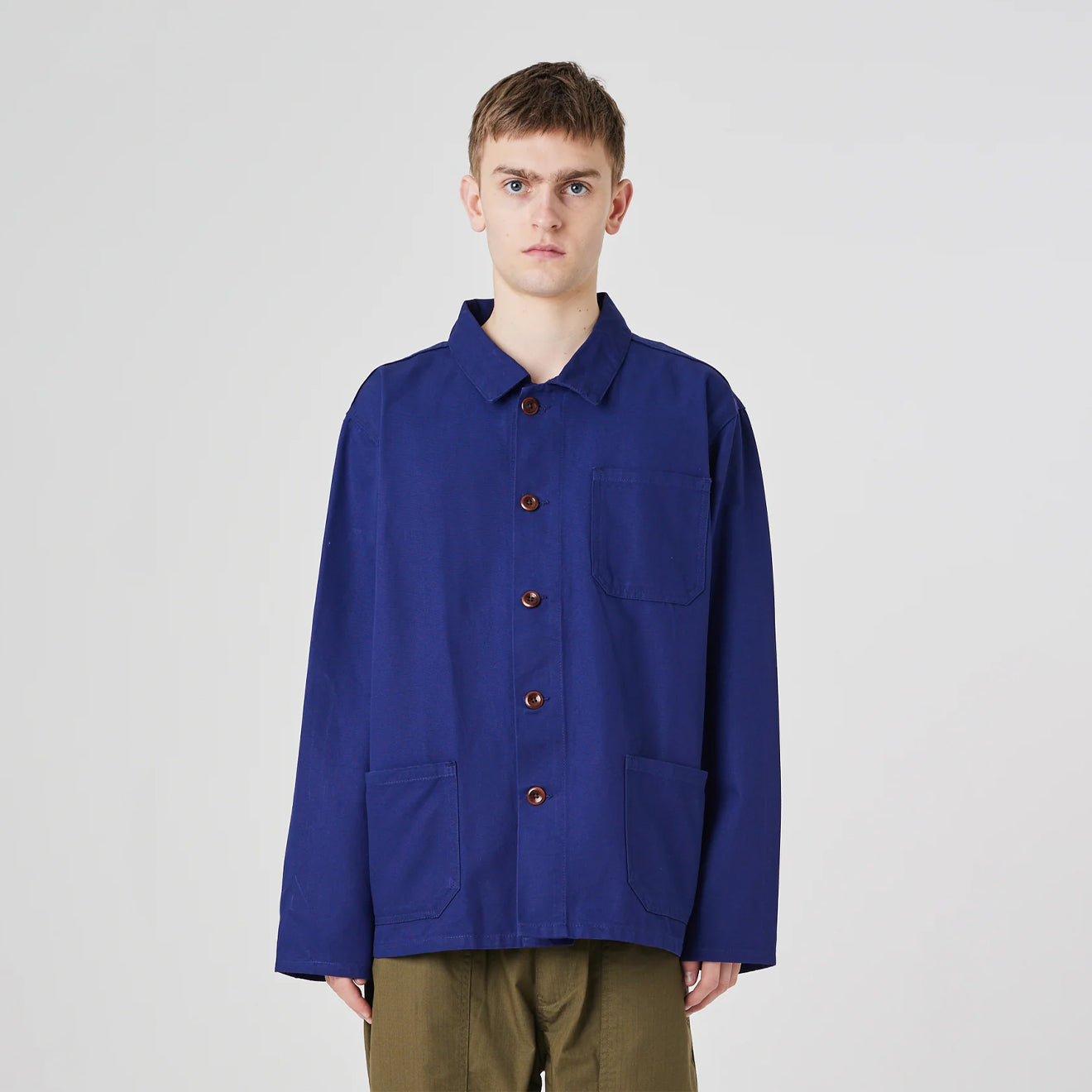 Uskees 3001 Overshirt Deep Indigo - The Sporting Lodge