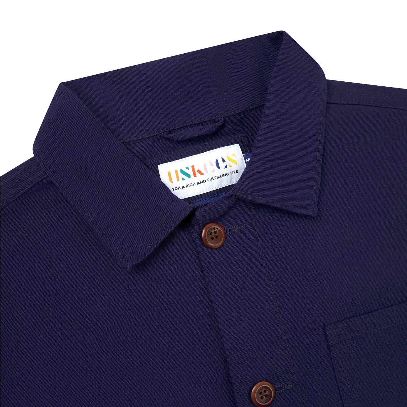 Uskees 3001 Overshirt Deep Indigo - The Sporting Lodge