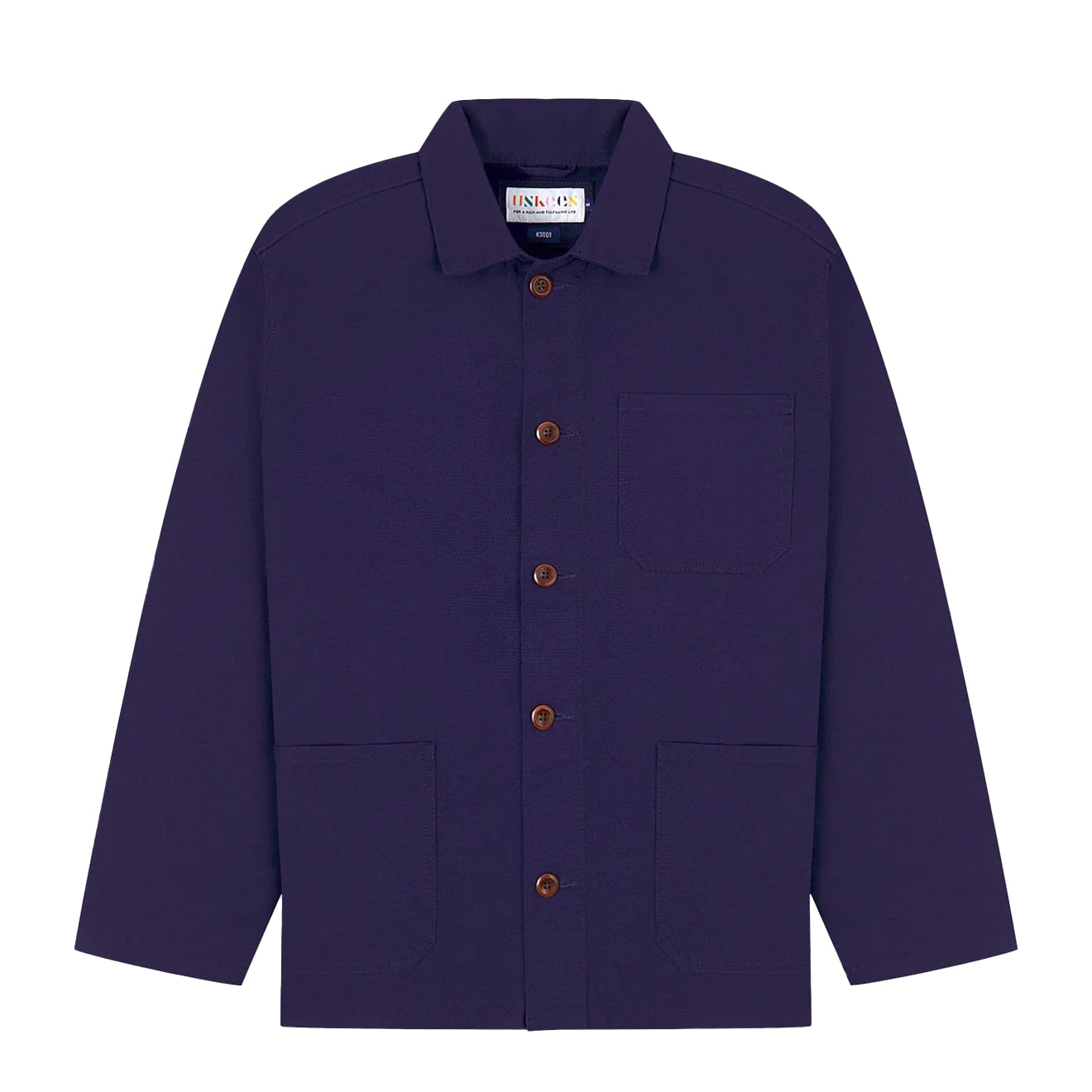 Uskees 3001 Overshirt Deep Indigo - The Sporting Lodge