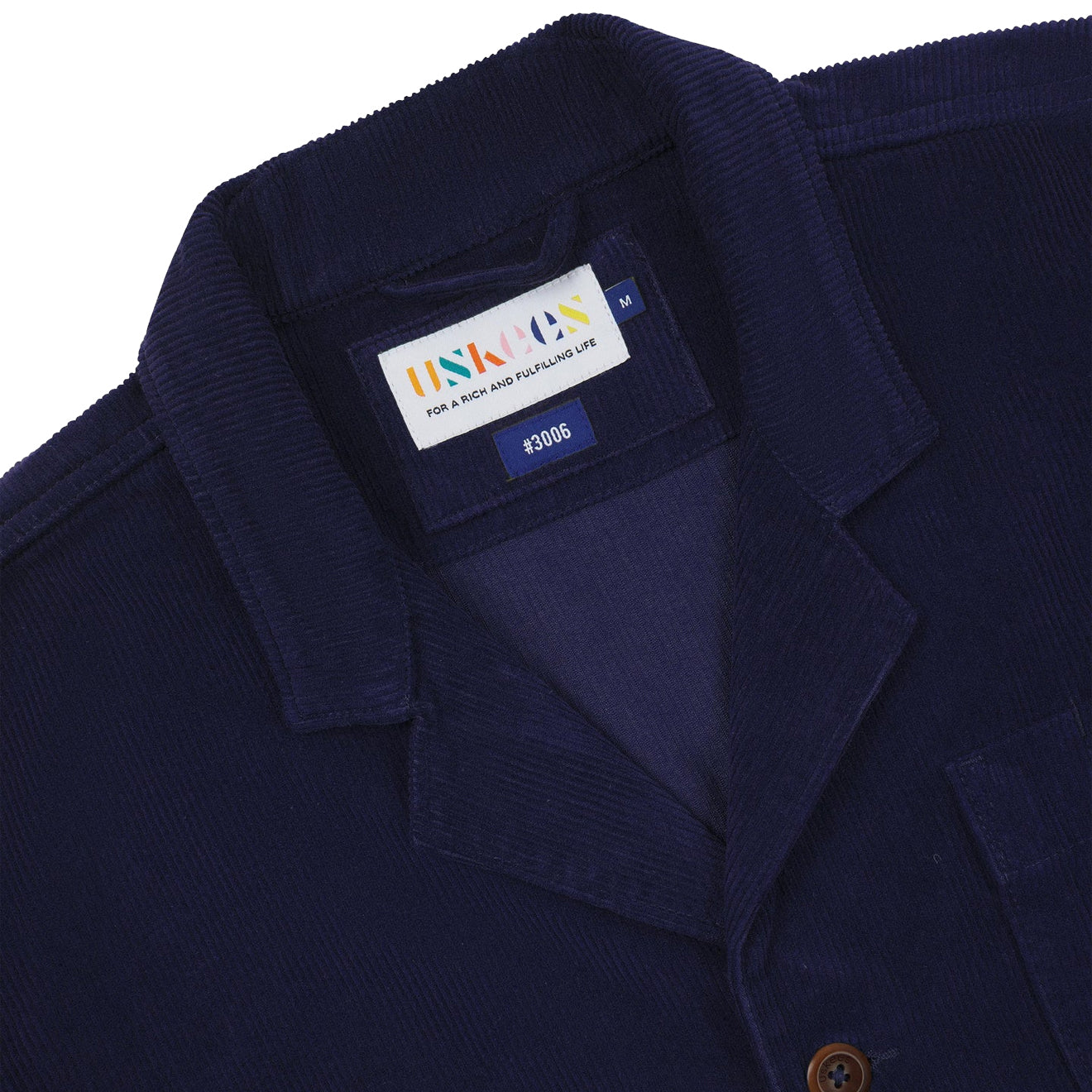 Uskees 3006 Cord Blazer Deep Indigo - The Sporting Lodge