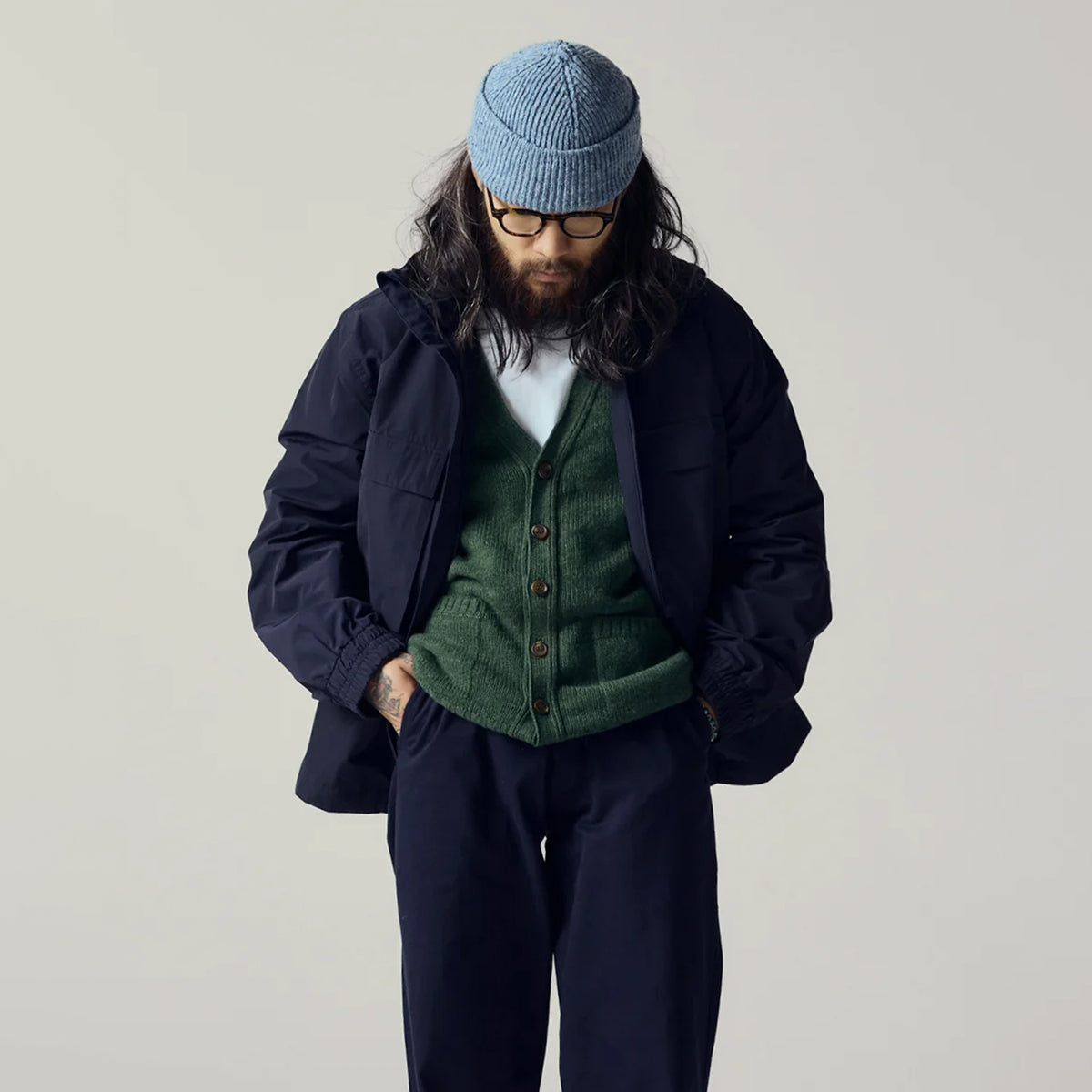 Uskees 3049 Evo Shell Coat Midnight Blue