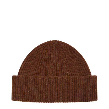Uskees 4003 Speckled Donegal Wool Hat Chestnut