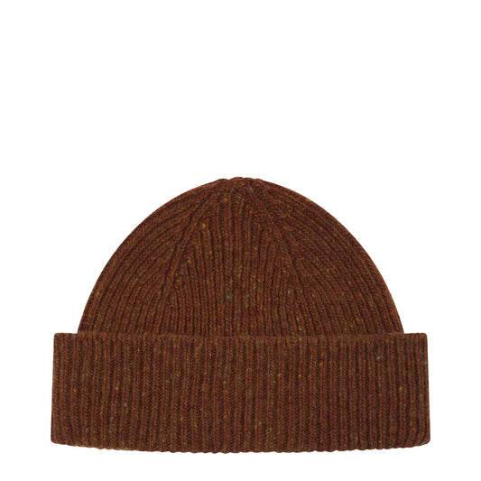 Uskees 4003 Speckled Donegal Wool Hat Chestnut