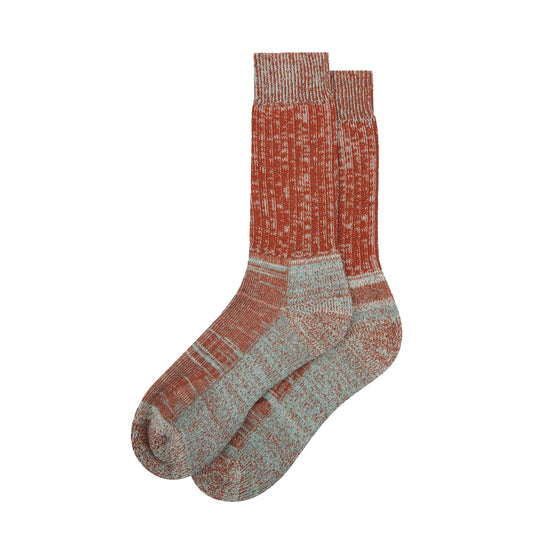 Uskees 4006 Colour Fuzzy Socks Alpine Brown - The Sporting Lodge