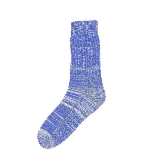 Uskees 4006 Organic Cotton Sock Ultra Blue Mix - The Sporting Lodge
