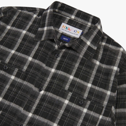 Uskees 6015 Method Shirt Charcoal Check