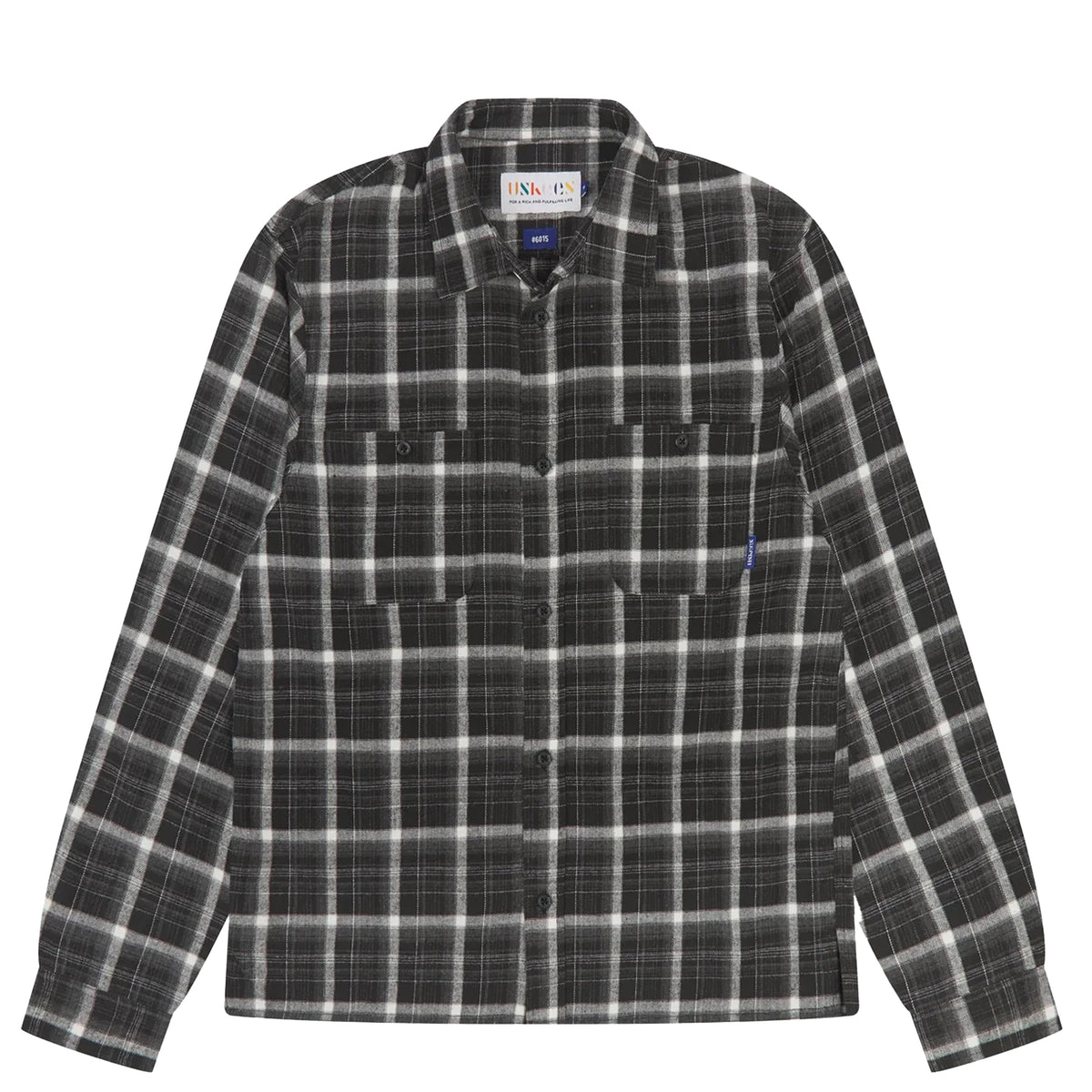 Uskees 6015 Method Shirt Charcoal Check