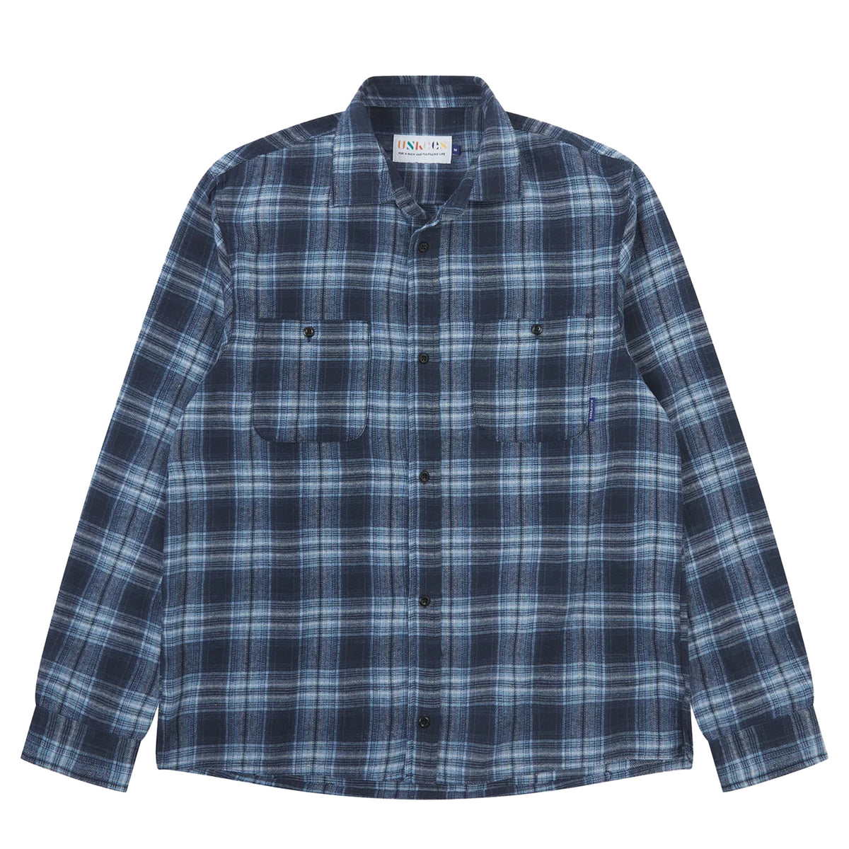 Uskees 6015 Method Shirt Navy Check
