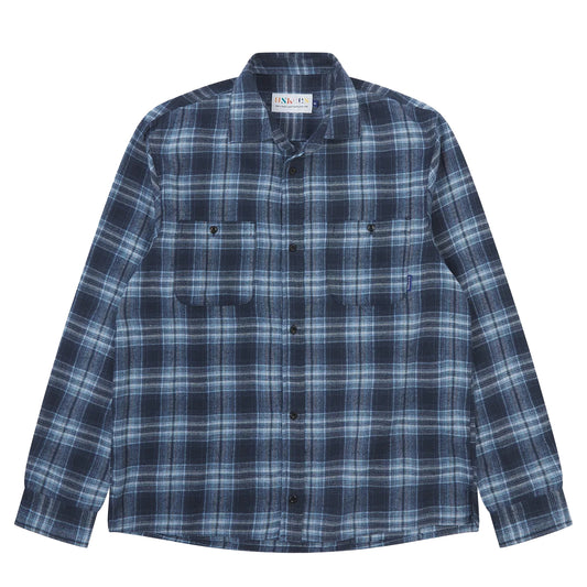 Uskees 6015 Method Shirt Navy Check