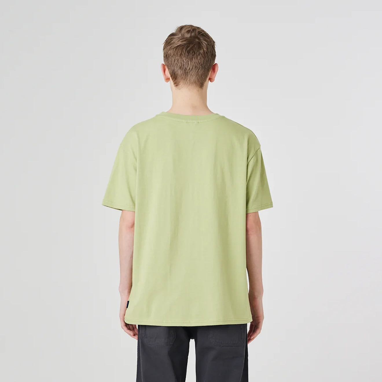 Uskees 7006 Plain T-shirt Lichen - The Sporting Lodge