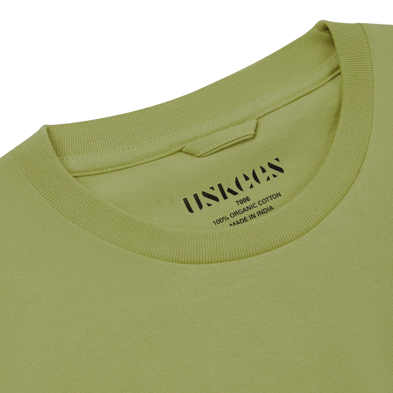 Uskees 7006 Plain T-shirt Lichen - The Sporting Lodge