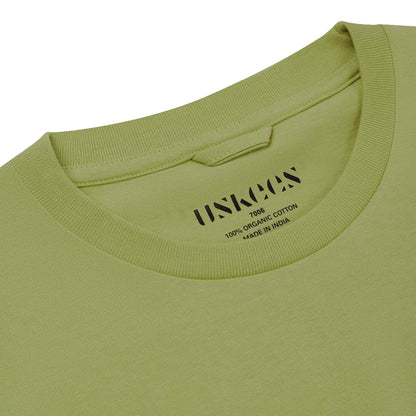 Uskees 7006 Plain T-shirt Lichen - The Sporting Lodge