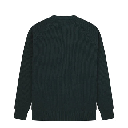 Uskees 7013 Crew Knit Jumper Epsom Downs Green
