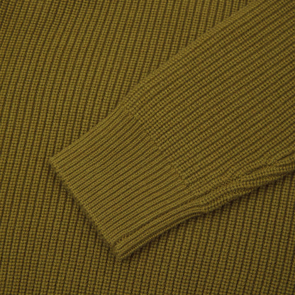 Uskees 7013 Crew Knit Jumper Woodland Green - The Sporting Lodge