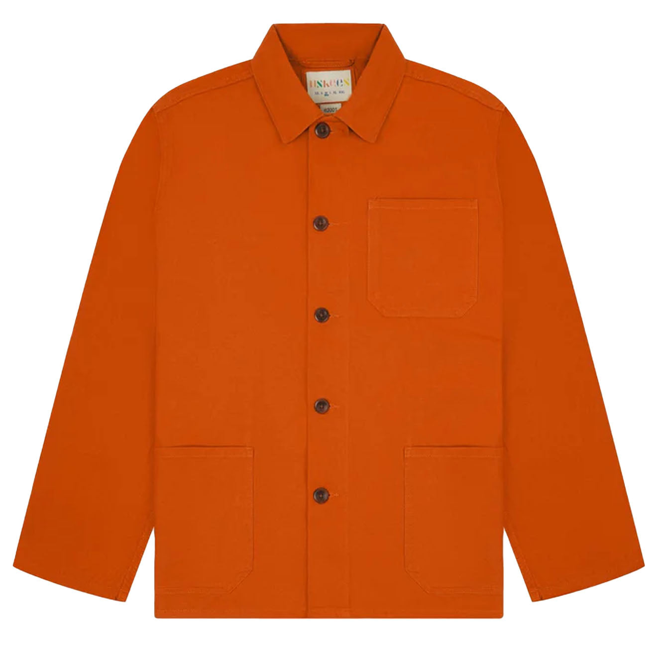 Uskees Buttoned Overshirt Gold - The Sporting Lodge