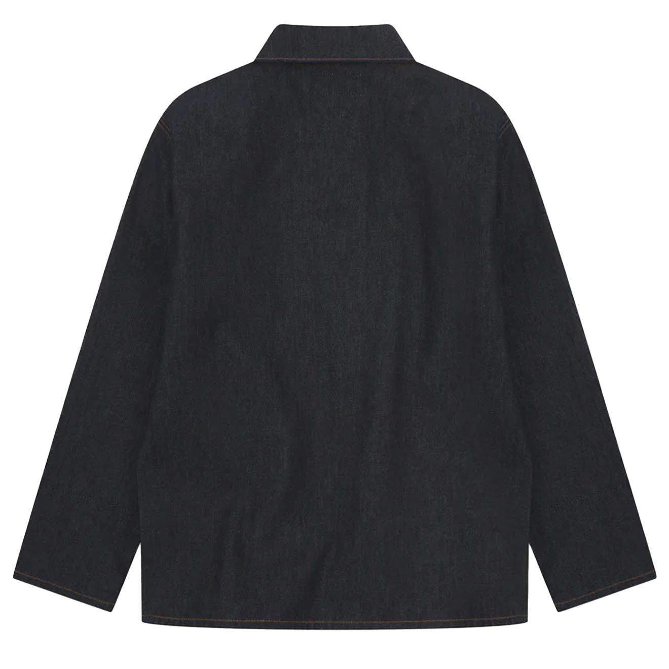 Uskees Denim Buttoned Overshirt Raw Orta Denim