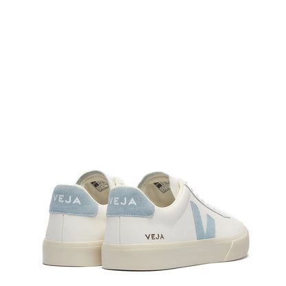 Veja Womens Campo Leather White Steel