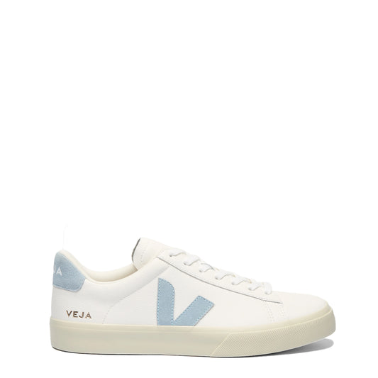 Veja Womens Campo Leather White Steel