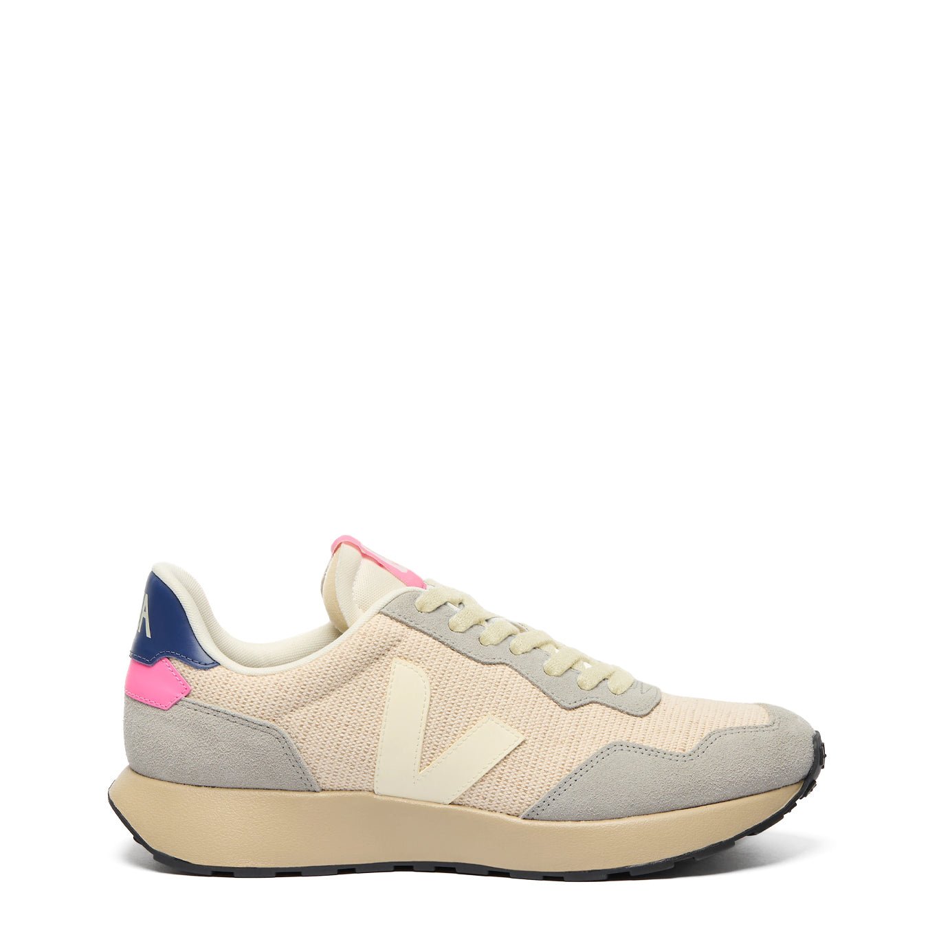 Veja Womens Paulistana Trainer Jute Cashew Oxford - Grey