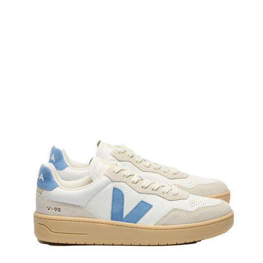 Veja Womens V-90 Extra-White / Aqua / Natural