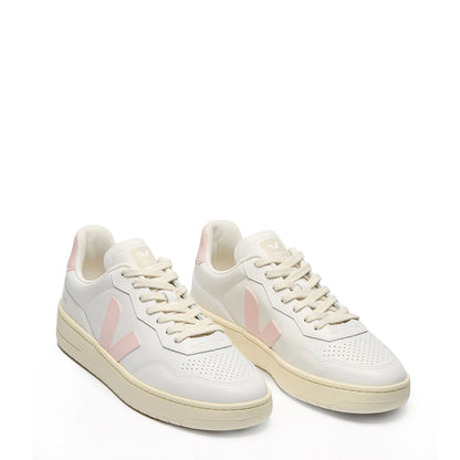 Veja Womens V-90 Leather White Petale