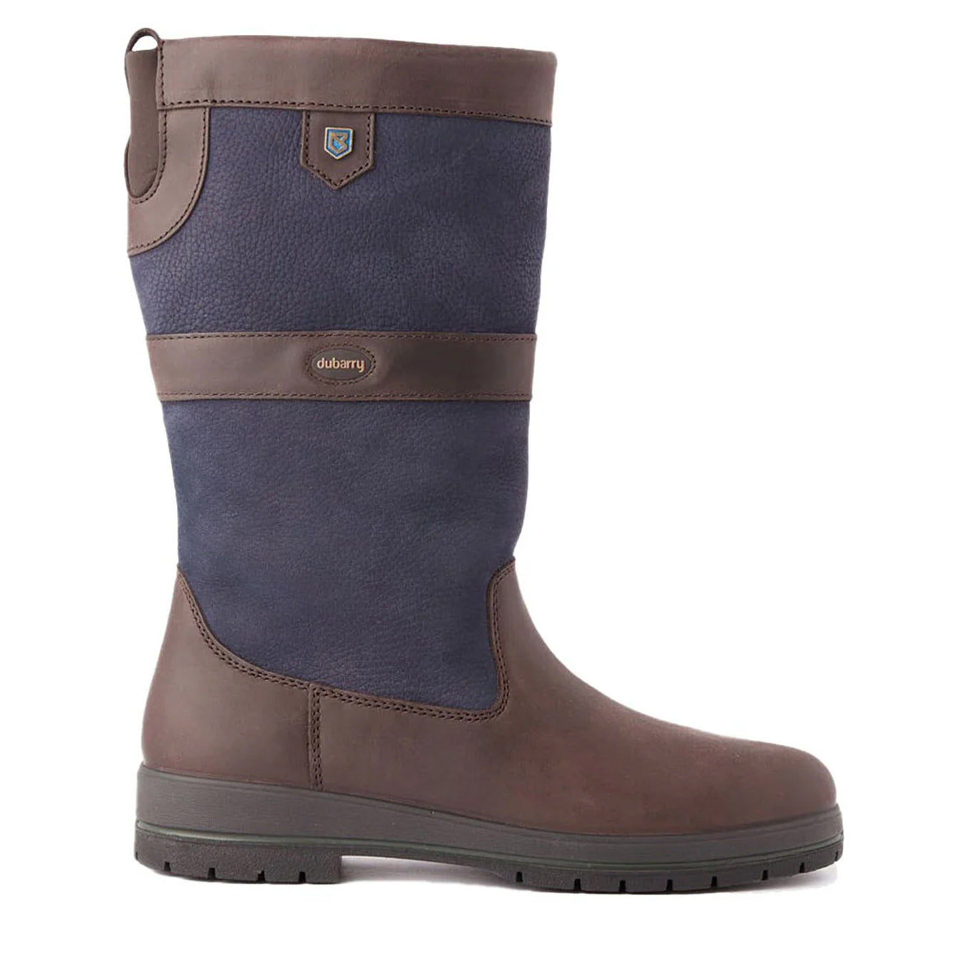 Dubarry Womens Kildare Leather Boot Navy / Brown - The Sporting Lodge