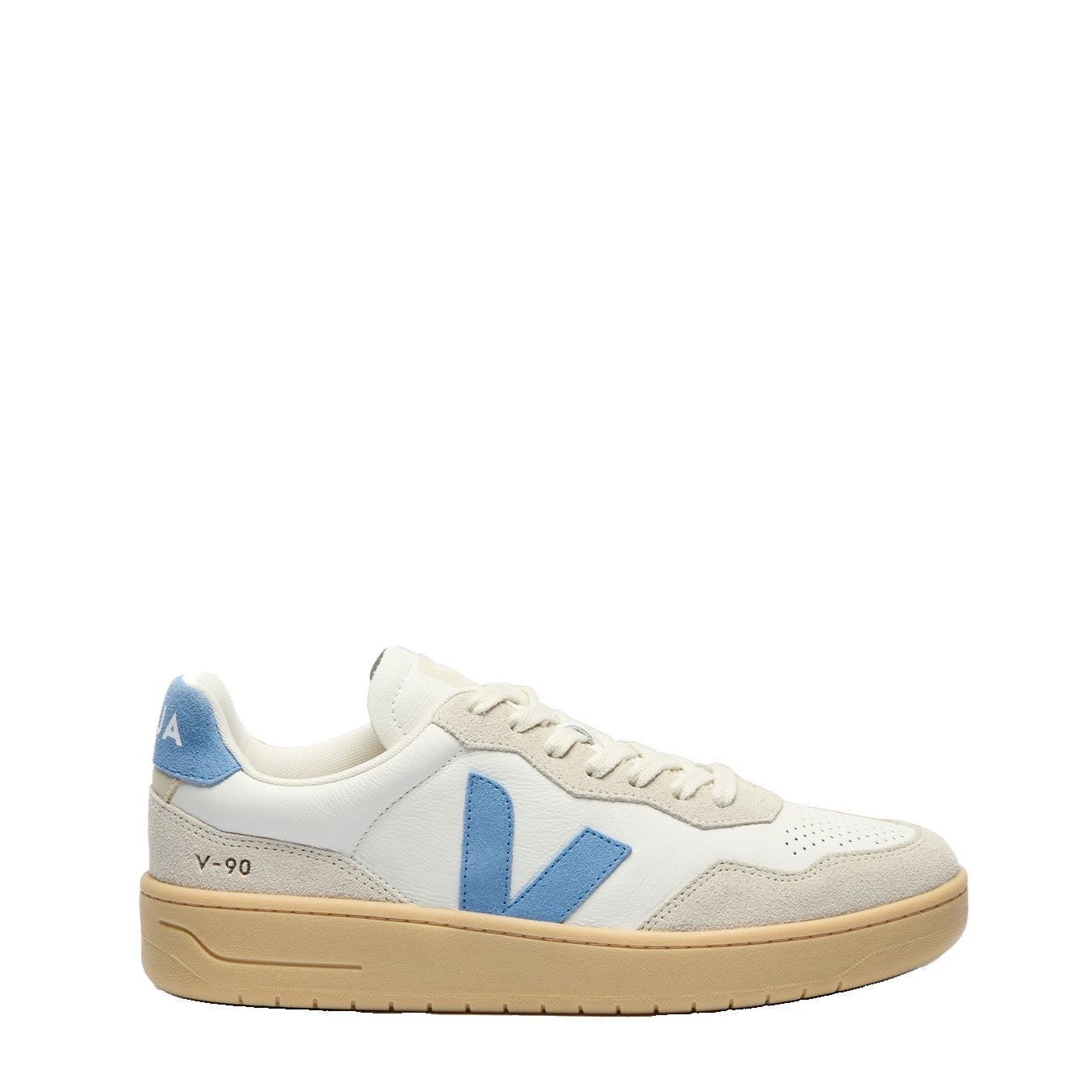 Veja Womens V-90 Extra-White / Aqua / Natural - The Sporting Lodge