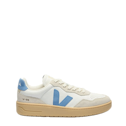 Veja Womens V-90 Extra-White / Aqua / Natural - The Sporting Lodge