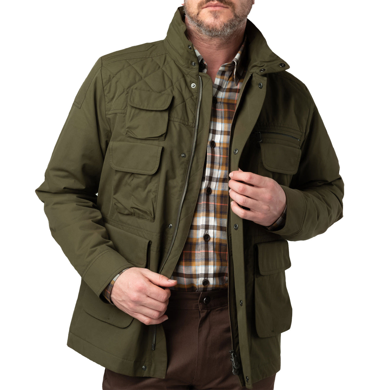 Westley Richards Anderson Field Jacket Field Green - Field Green - The Sporting Lodge