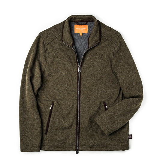 Westley Richards Lyell Full Zip Fleece Moss - The Sporting Lodge