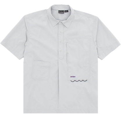 Wild Things Camp Pull Over Shirt Light Grey - The Sporting Lodge