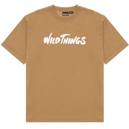 Wild Things Logo Tee Khaki - The Sporting Lodge