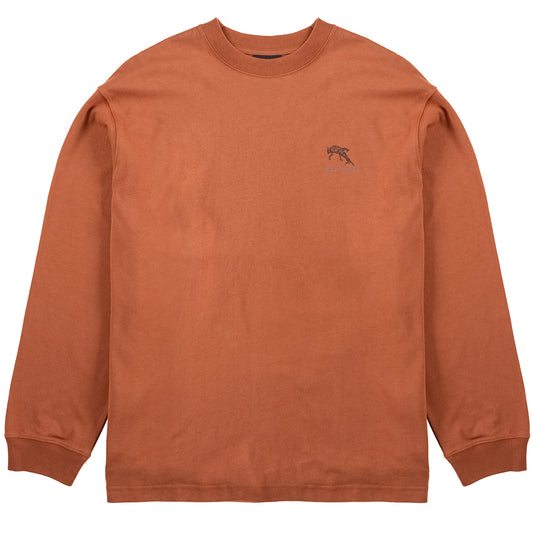Wild Things Long Tee 2 Orange - The Sporting Lodge