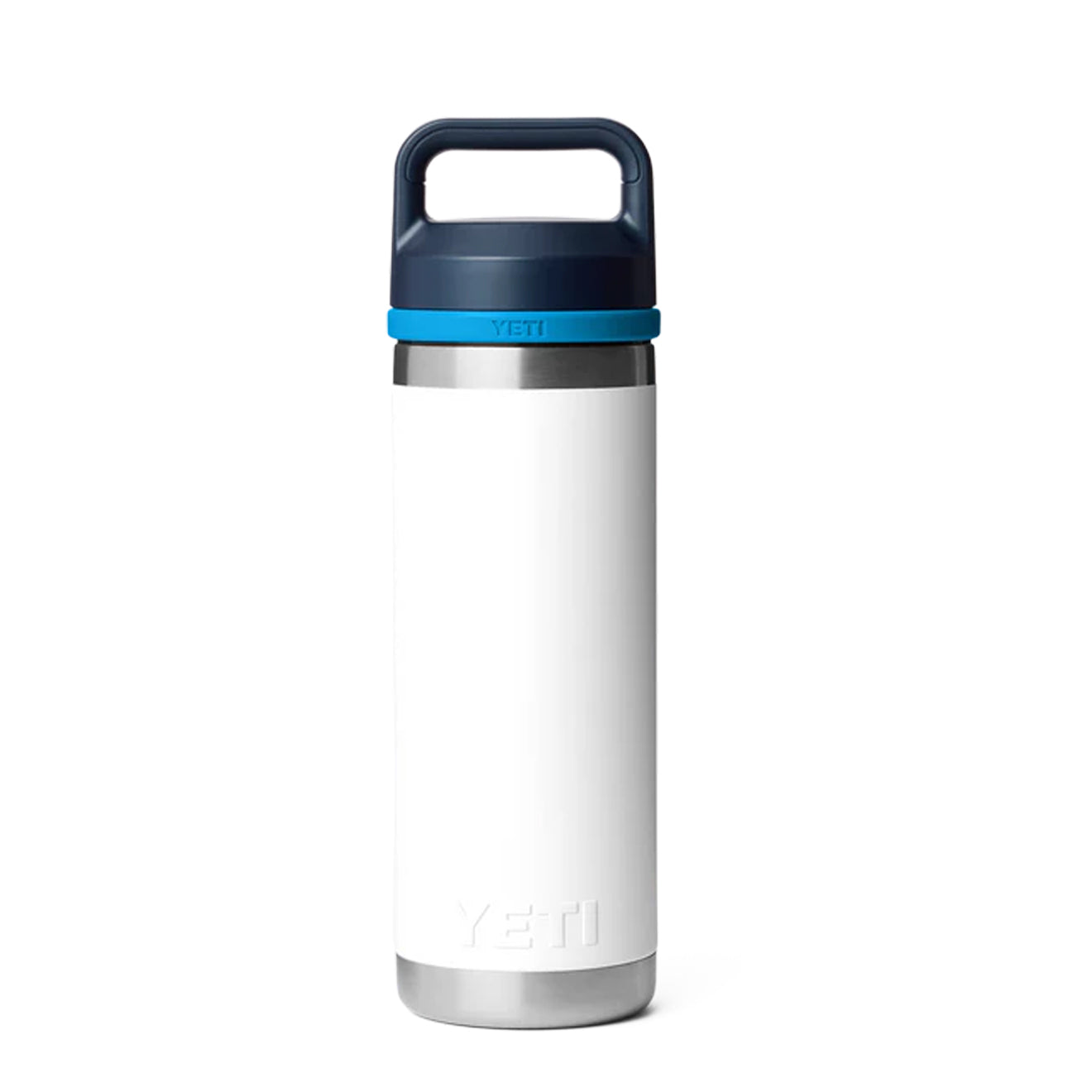 YETI 18oz Rambler Chug Bottle White / Blue
