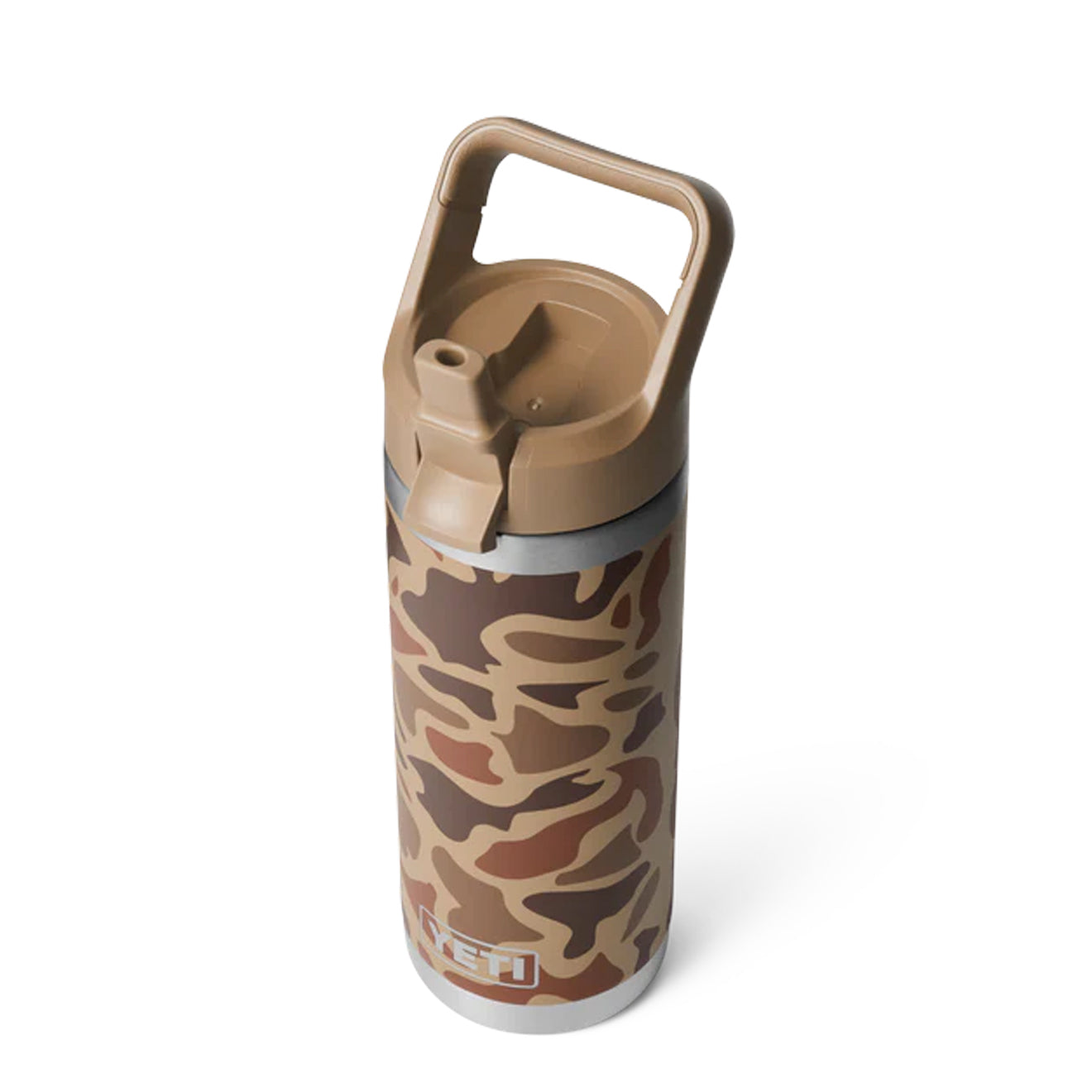 YETI 18oz Rambler Straw Bottle Wetlands Camo