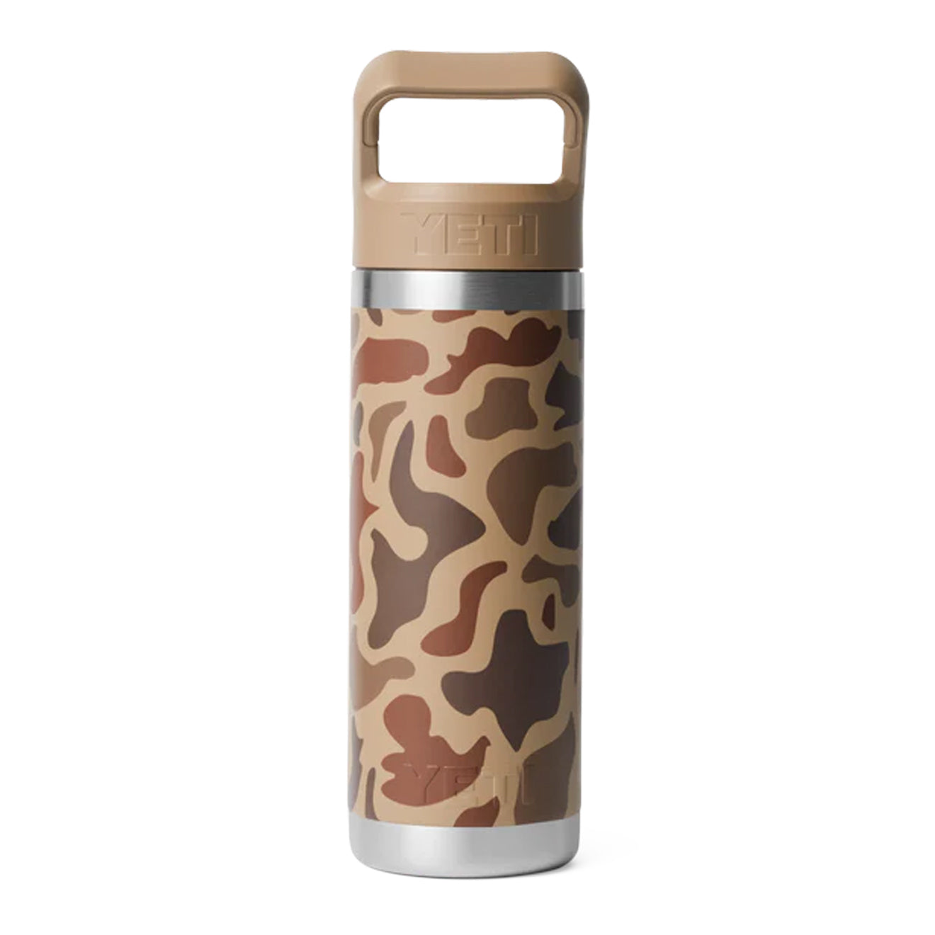 YETI 18oz Rambler Straw Bottle Wetlands Camo