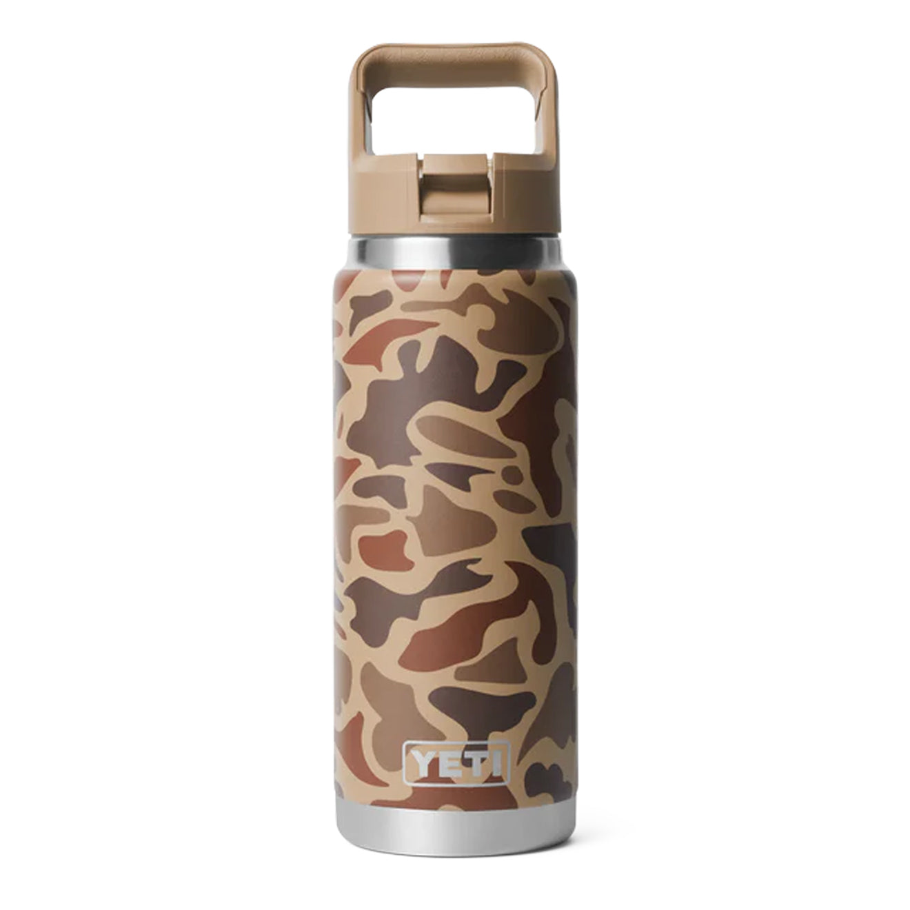 YETI 26oz Rambler Straw Bottle Wetlands Camo