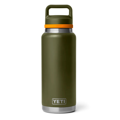 YETI 36 oz Chug Bottle Olive / King Crab Orange