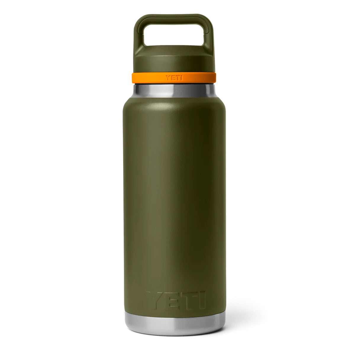 YETI 36 oz Chug Bottle Olive / King Crab Orange