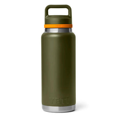 YETI 36 oz Chug Bottle Olive / King Crab Orange